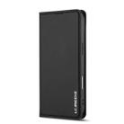 For iPhone 17 Air LC.IMEEKE L1 Series Frosted Fine Texture PU Phone Case(Black) - 2