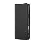 For iPhone 17 Pro Max LC.IMEEKE L1 Series Frosted Fine Texture PU Phone Case(Black) - 2