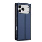For iPhone 17 Pro Max LC.IMEEKE L1 Series Frosted Fine Texture PU Phone Case(Blue) - 5