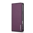 For iPhone 17 Pro Max LC.IMEEKE L1 Series Frosted Fine Texture PU Phone Case(Purple) - 2