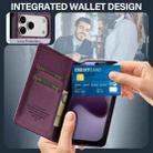 For iPhone 17 Pro Max LC.IMEEKE L1 Series Frosted Fine Texture PU Phone Case(Purple) - 3