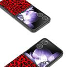 For Xiaomi Mix Flip Black Frame Leopard Full Coverage Phone Case(Red Leopard) - 3