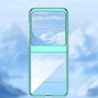For Motorola Razr 60 Super Thin Electroplating Transparent Folding Phone Case(Silver) - 3