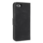 For iPhone 16e Nail Skin Feel Stitching Calf Texture Leather Phone Case(Black) - 3