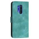 For OnePlus 8 Pro YX0080 Grid Butterfly Embossed Pattern Flip Leather Phone Case with Lanyard(Light Blue) - 3