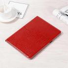 For iPad Pro 13  2024 Crocodile Texture Leather Tablet Case(Red) - 2