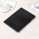 For iPad Pro 13  2024 Crocodile Texture Leather Tablet Case(Black) - 2