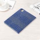 For iPad Pro 13  2024 Crocodile Texture Leather Tablet Case(Blue) - 3