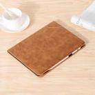 Retro Book Style Leather Tablet Case For iPad Pro 13 2024(Brown) - 2