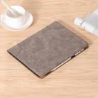 Retro Book Style Leather Tablet Case For iPad Pro 13 2024(Grey) - 2