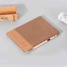 For iPad Pro 11 2024 Cross Texture Stitching Leather Tablet Case(Light Brown) - 2