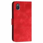 For Sony Xperia Ace III YX0080 Grid Butterfly Embossed Pattern Flip Leather Phone Case with Lanyard(Red) - 3