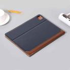 For iPad Pro 13 2024 Book Style Stitching Leather Tablet Case(Blue) - 3