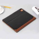 For iPad Pro 13 2024 Book Style Stitching Leather Tablet Case(Black) - 3