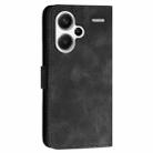 For Redmi Note 13 Pro+ YX0080 Grid Butterfly Embossed Pattern Flip Leather Phone Case with Lanyard(Black) - 3