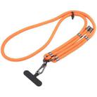 Solid Color Adjustable Mobile Phone Anti-lost Long Lanyard(Orange) - 1