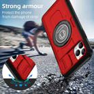 For iPhone 11 Pro Max Sliding Camshield TPU Hybrid PC Magnetic Holder Phone Case(Red) - 2