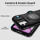 For iPhone 11 Sliding Camshield TPU Hybrid PC Magnetic Holder Phone Case(Black) - 3