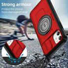For iPhone 11 Sliding Camshield TPU Hybrid PC Magnetic Holder Phone Case(Red) - 2