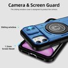 For iPhone 11 Sliding Camshield TPU Hybrid PC Magnetic Holder Phone Case(Sky Blue) - 3