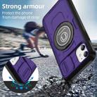 For iPhone 11 Sliding Camshield TPU Hybrid PC Magnetic Holder Phone Case(Purple) - 2