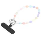 Simple Oval Shape Multicolor Beads Chain Anti-lost Short Lanyard(Colorful) - 1