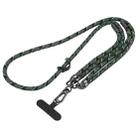 Twill Weave Adjustable Mobile Phone Anti-lost Long Lanyard(Dark Green) - 1