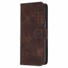 For Samsung Galaxy Z Fold6 YX0080 Grid Butterfly Embossed Pattern Flip Leather Phone Case with Lanyard(Coffee) - 3