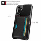 For Samsung Galaxy A35 5G ZM02 Card Slot Holder Phone Case(Black) - 2