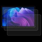 For TechLife Pad Plus 12 inch 2pcs 9H 0.3mm Explosion-proof Tempered Glass Film - 1