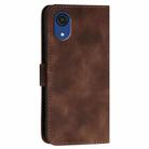 For Samsung Galaxy A03 Core YX0080 Grid Butterfly Embossed Pattern Flip Leather Phone Case with Lanyard(Coffee) - 3