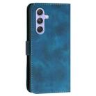 For Samsung Galaxy A55 YX0080 Grid Butterfly Embossed Pattern Flip Leather Phone Case with Lanyard(Dark Blue) - 3