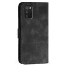 For Samsung Galaxy A02s YX0080 Grid Butterfly Embossed Pattern Flip Leather Phone Case with Lanyard(Black) - 3