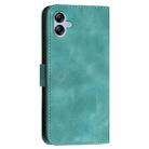For Samsung Galaxy A04E YX0080 Grid Butterfly Embossed Pattern Flip Leather Phone Case with Lanyard(Light Blue) - 3