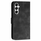 For Samsung Galaxy A05S YX0080 Grid Butterfly Embossed Pattern Flip Leather Phone Case with Lanyard(Black) - 3