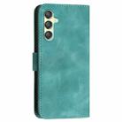For Samsung Galaxy A24 4G YX0080 Grid Butterfly Embossed Pattern Flip Leather Phone Case with Lanyard(Light Blue) - 3