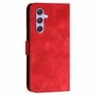 For Samsung Galaxy A54 5G YX0080 Grid Butterfly Embossed Pattern Flip Leather Phone Case with Lanyard(Red) - 3