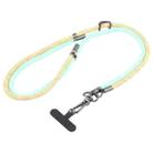 Color Match Adjustable Mobile Phone Anti-lost Long Lanyard(Yellow Green) - 1