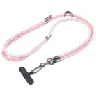 Color Match Adjustable Mobile Phone Anti-lost Long Lanyard(Pink) - 1