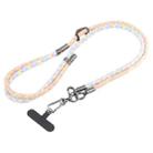 Color Match Adjustable Mobile Phone Anti-lost Long Lanyard(Orange Colorful) - 1