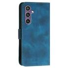 For Samsung Galaxy S23 FE 5G YX0080 Grid Butterfly Embossed Pattern Flip Leather Phone Case with Lanyard(Dark Blue) - 3