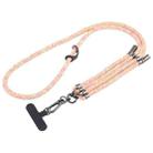 8mm Adjustable Mobile Phone Anti-lost Long Lanyard(Orange Colorful) - 1