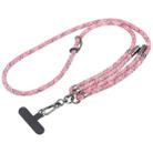 8mm Adjustable Mobile Phone Anti-lost Long Lanyard(Red Black) - 1