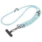 8mm Adjustable Mobile Phone Anti-lost Long Lanyard(Green Blue) - 1