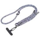 8mm Adjustable Mobile Phone Anti-lost Long Lanyard(Grey Blue) - 1