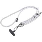 8mm Adjustable Mobile Phone Anti-lost Long Lanyard(Grey) - 1