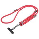 8mm Adjustable Mobile Phone Anti-lost Long Lanyard(Red) - 1