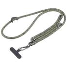 8mm Adjustable Mobile Phone Anti-lost Long Lanyard(Dark Green) - 1