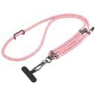 8mm Adjustable Mobile Phone Anti-lost Long Lanyard(Pink) - 1