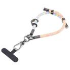 8mm Color Match Adjustable Mobile Phone Anti-lost Short Lanyard(Orange Colorful) - 1